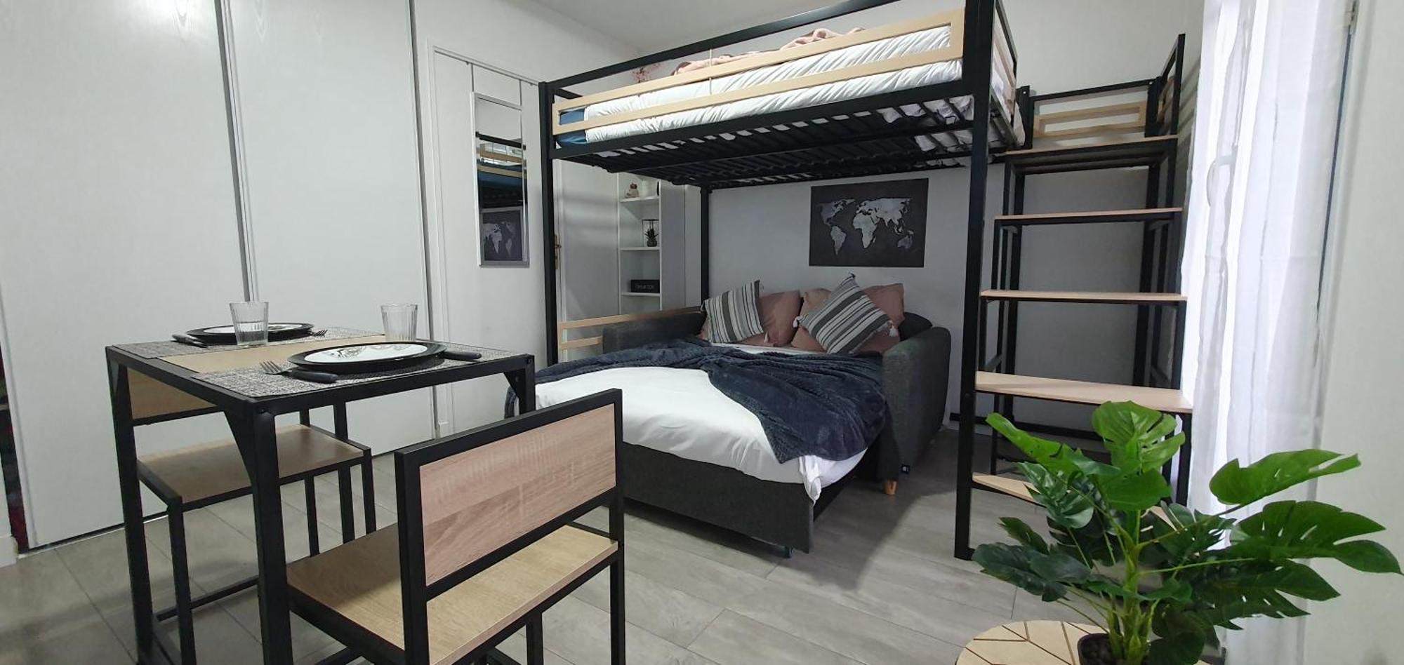 Studio - 1 Min Rer - 10Min Disney & 30 Min Paris - Free Parking & Wifi Apartment Bussy-Saint-Georges Luaran gambar